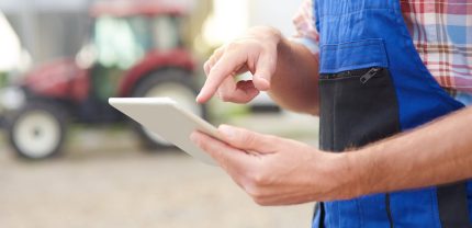 Using modern technology at the farm